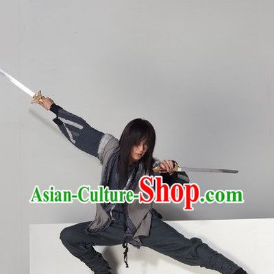 Ancient Korean Warrior Costume and Headwear for Men