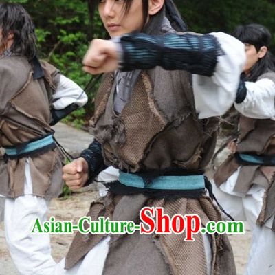 Ancient Korean Warrior Costumes and Headwear for Men