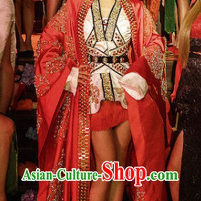 Chinese Classical Sexy Hot Costumes and Headwear Complete Set