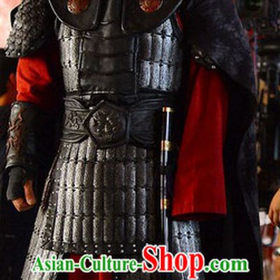 Ancient Korean Palace General Armor Costumes and Headwear Complete Set