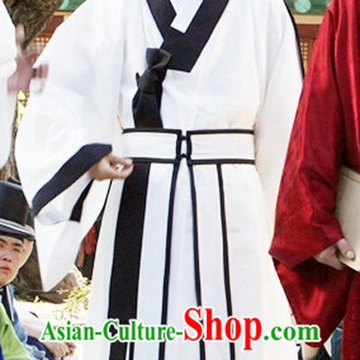 Ancient Korean Teacher Costumes and Hat Complete Set