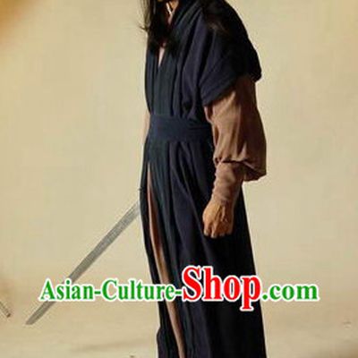 Ancient Korean Black Swordman Costumes Complete Set