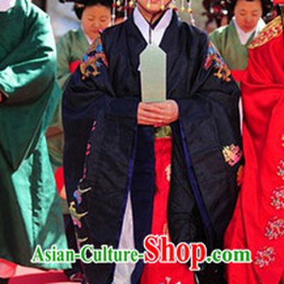 Ancient Korean Prince Costumes and Hat Complete Set