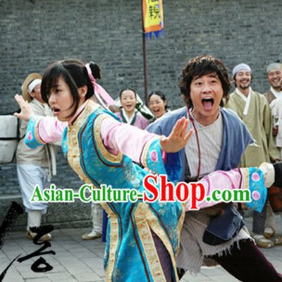 Ancient Korean Kung Fu Girl Costumes Complete Set