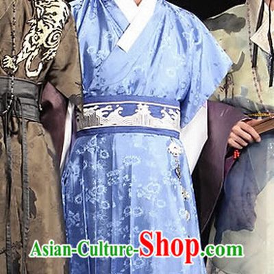 Ancient Korean Officcial Costumes and Head Band Complete Set for Men