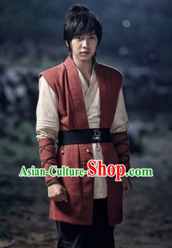 Traditional Korean Swordman Costumes Complete Set