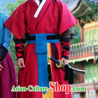 South Korean Historical Costumes and Hat for Men
