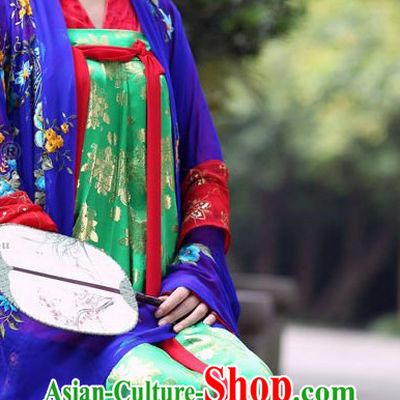 Pure Silk Daxiushan Formal Wear of Royal Chinese Women