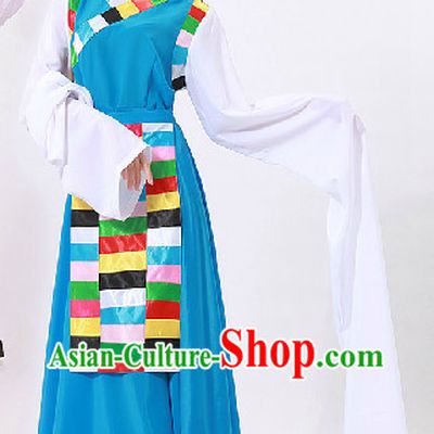 Tibetan Dance Costumes and Headwear for Women