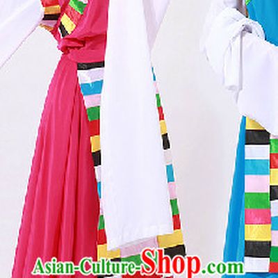 Tibetan Dance Costumes and Headwear for Girls