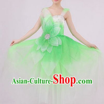 Big Festival Celebration Stage Flower Dance Costumes and Headwear for Girls
