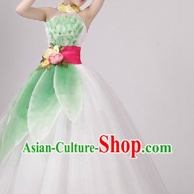 Big Festival Celebration Stage Group Dancing Costumes for Girls