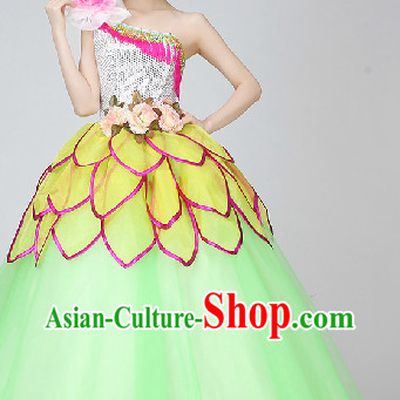 Big Festival Celebration Stage Team Dancing Costumes for Girls