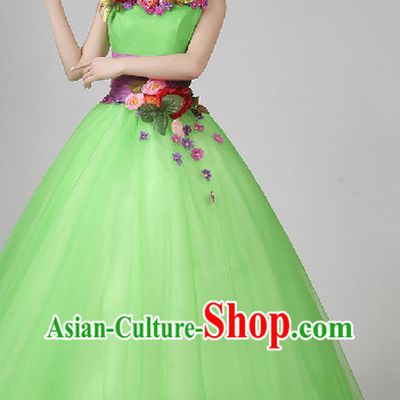 Big Festival Celebration Stage Group Dance Costumes for Girls