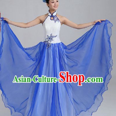 New Year Stage Group Dance Costumes Complete Set for Girls