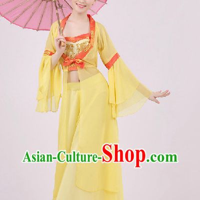 Traditional Classical Dance Costumes and Headwear Complete Set for Women