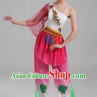 Enchanting Effect Traditional Folk Dancing Costumes and Headwear Complete Set for Girls