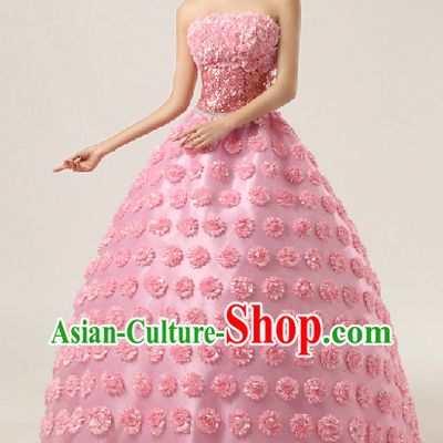 Enchanting Effect Romantic Wedding Dresses and Headwear Complete Set for Women