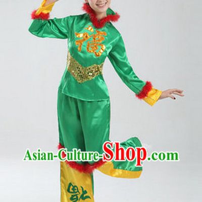 Traditional Asian Dance Costume Complete Set for Women 1
