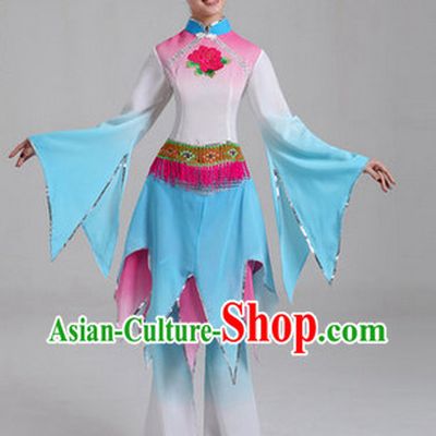 Traditional Asian Dance Costume Complete Set for Women 2