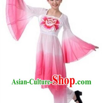 Water Sleeves Traditional Classical Dancewear for Girls