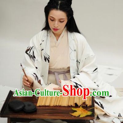 Tang Dynasty Traditional Female Poet Dresses for Women