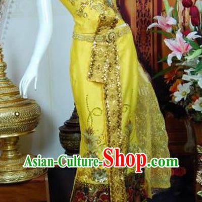 Burma Traditional Wedding Dresses Complete Set for Brides