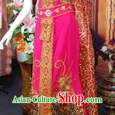Southeast Asia Traditional Wedding Dresses Complete Set