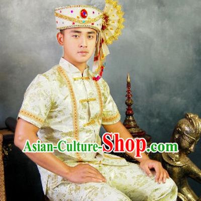 Southeast Asia Traditional Thailand Garment for Men