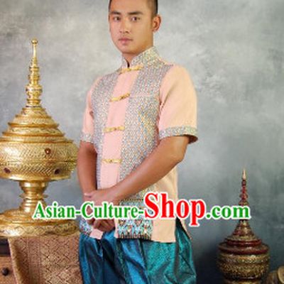 Southeast Asia Traditional Thailand Garment for Men