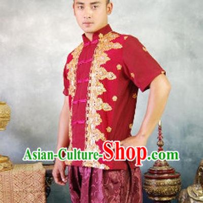 Southeast Asia Traditional Thailand Suit for Men