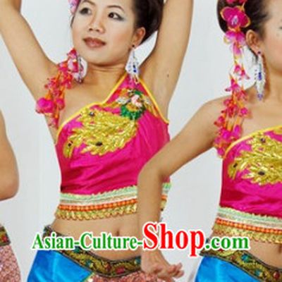 Southeast Asia Traditional Thailand Dancewear for Women