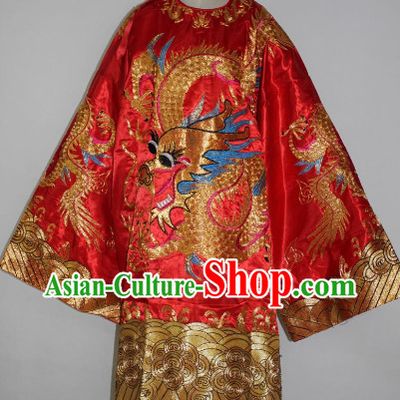 Ancient Dragon Embroidery Robe for Men