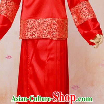 Made-to measure Ancient Chinese Wedding Outfit for Bridegrooms