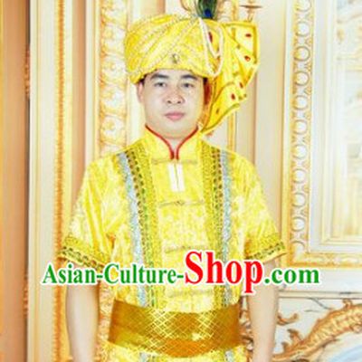 Southeast Asia Traditional Thailand Clothes for Boys