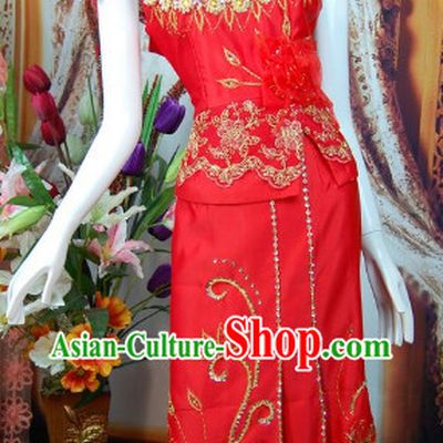 Southeast Asia Traditional Thailand Wedding Suit for Women