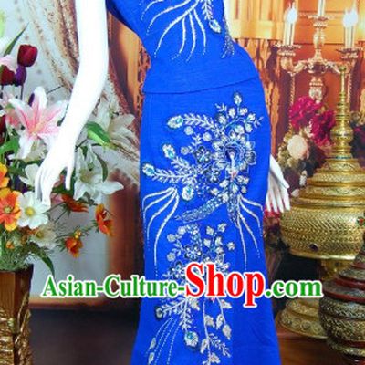 Southeast Asia Traditional Thailand Dresses for Girls