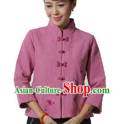 Traditional Chinese Hands Painted Mandarin Jacket for Women