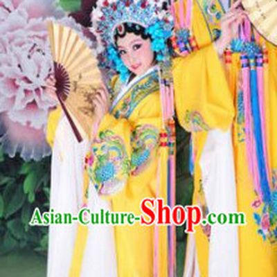 Traditional Opera Costumes and Hat Complete Set for Kids