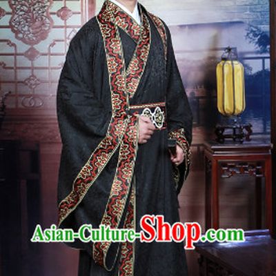Chinese Traditional Clothing and Hat for Men