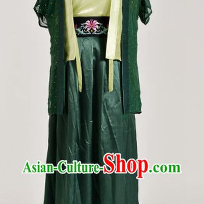 Chinese Black Han Fu Dresses for Women