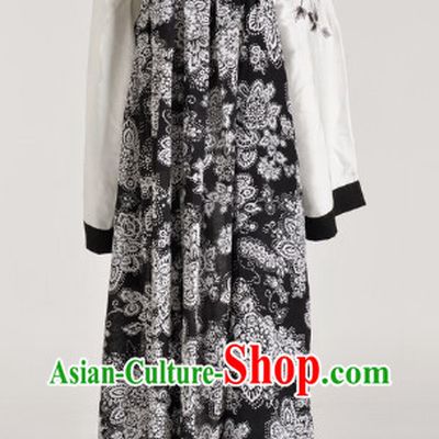 Chinese Black Tang Skirt for Women