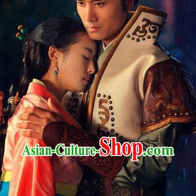 Ancient Chinese Lanling King Costumes Complete Set
