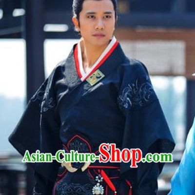 Ancient Chinese General Costumes and Coronet Complete Set