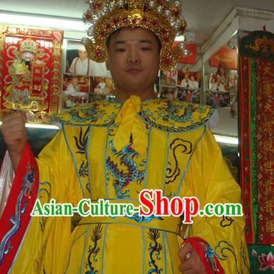Professional Stage Emperor Costumes and Crown