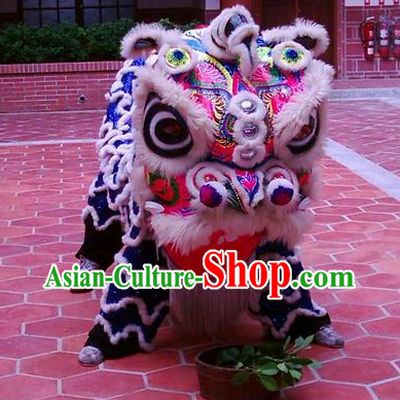 Old Style Handmade Lion Dance Costumes Complete Set