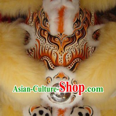 Supreme Long Wool Lion Dance Costumes Complete Set