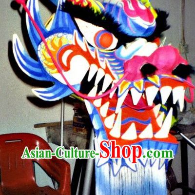 Top Chinese Glow in Dark Dragon Dance Head and Costumes Complete Set