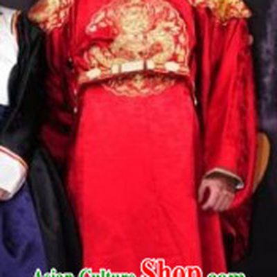 Kim Soo Hyun Ancient Korean Emperor Costumes and Hat for Men