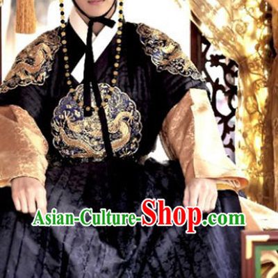 Kim Soo Hyun Ancient Korean Swordsman Official Costumes and Hat for Men